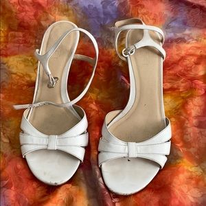 Ann Taylor LOFT sling-back sandals